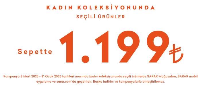 Seçili Kadın Ürünlerinde Tek Fiyat 1.199,99 TL