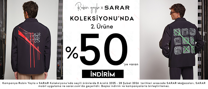 Robin Yayla Koleksiyonunda Seçili Ürünlerde Sepette 2. Üründe %50 İndirim